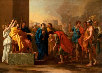 Poussin, la continence de Scipion, musée Pouchkine Moscou, 1640