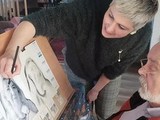 CYNTHIA.B Artiste peintre spécialisée  dans le Pop Art et les portraits à l'encre