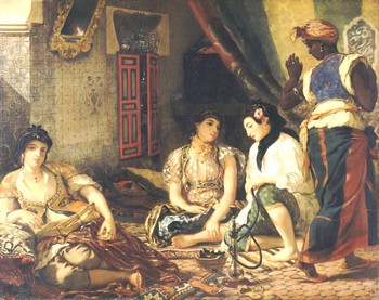 Femmes d'Alger dans leur appartementde Eugène Delacroix