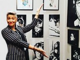 CYNTHIA.B Artiste peintre spécialisée  dans le Pop Art et les portraits à l'encre