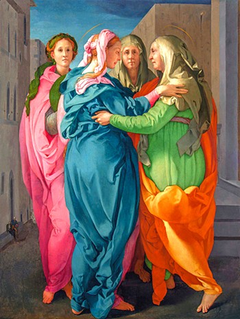 Visitation, vers 1528, Jacopo Pontormo
(Carmignano, Pieve di San Michele)