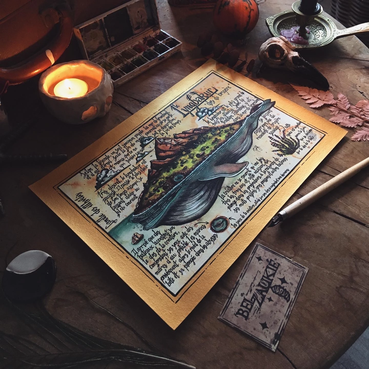 Belzaukié peinture 'médiéval fantastique'|lyngbakur Belzaukié peinture 'médiéval fantastique'|lyngbakur